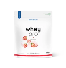 Nutriversum - Fehérjepor Whey Pro 1000 g (33 adag) eper