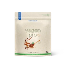 Nutriversum - Vegan Pro 500 g (16 adag) csokoládé-fahéj steviaval