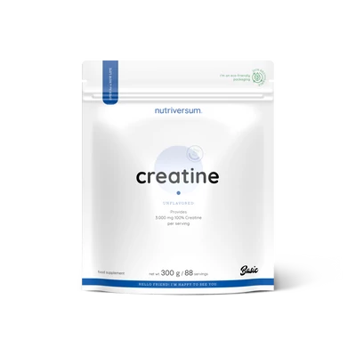 Nutriversum - Creatine,  kreatin monohidrát por 300g 88 napi adag