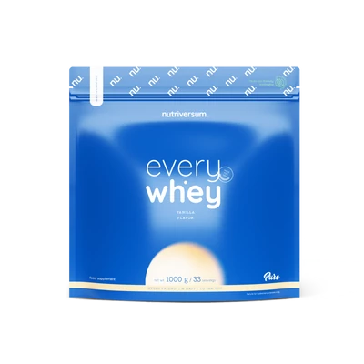 Nutriversum - Every Whey protein por Vanília ízű, 1000g (33 napi adag)