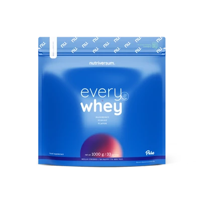 Nutriversum - Every Whey protein por Áfonyás-joghurt ízű, 1000g (33 napi adag)