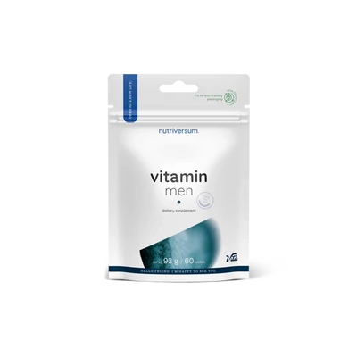 Nutriversum - Férfi multivitamin étrendkiegészítő tabletta, 30 napi adag